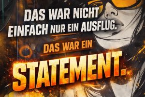 Das war nicht einfach nur ein ausflug